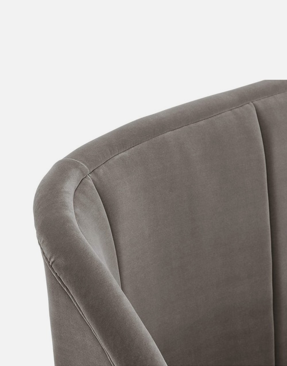 Solid Wood Bed With Fabric Headboard - الصورة 3